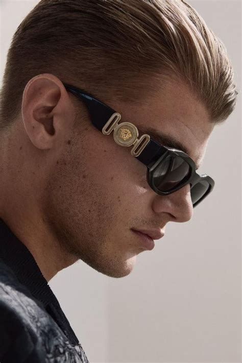 versace glasses for men|clear versace glasses on face.